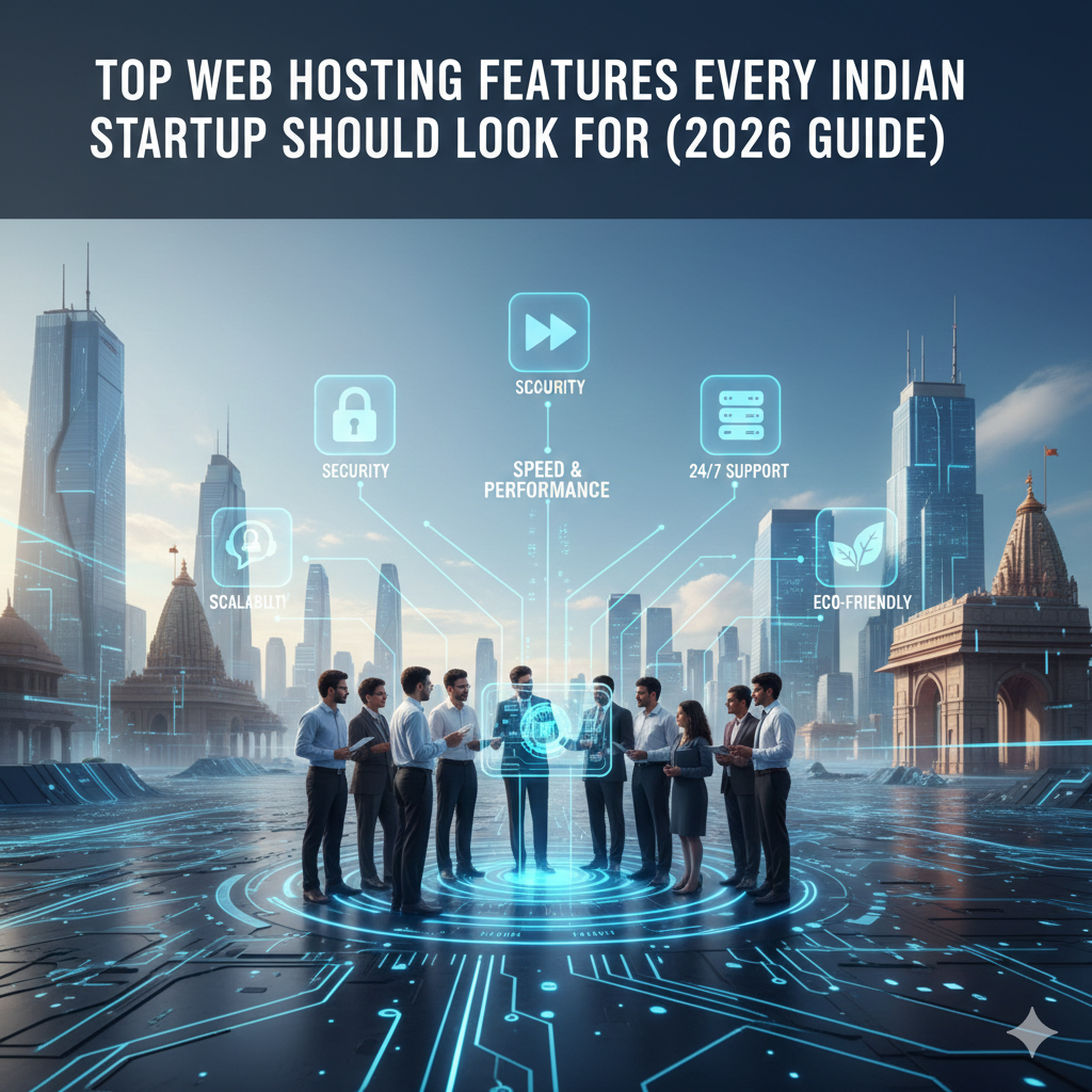 Top web hosting features for Indian startups